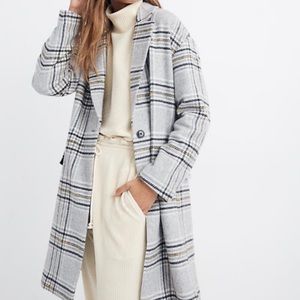 Madewell Plaid Bryant Coat